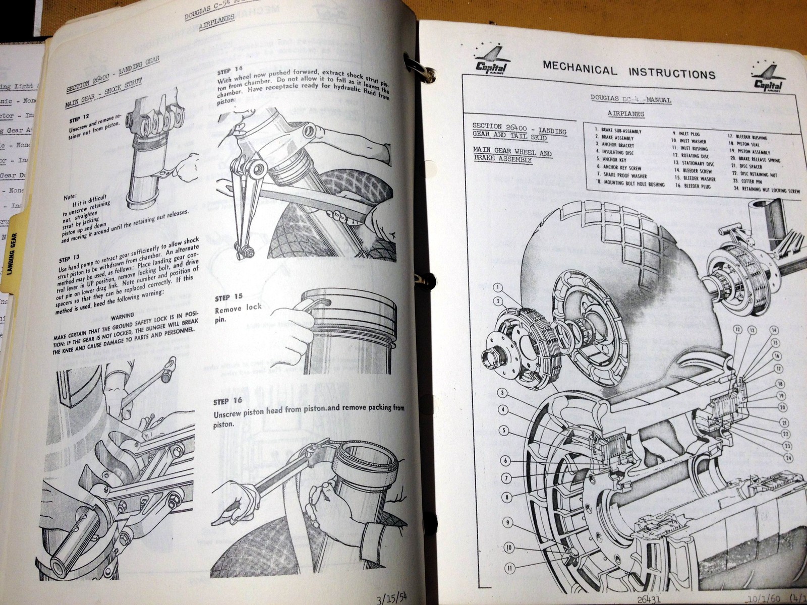 C-54 Skymaster Maintenance Manual aka DC-4