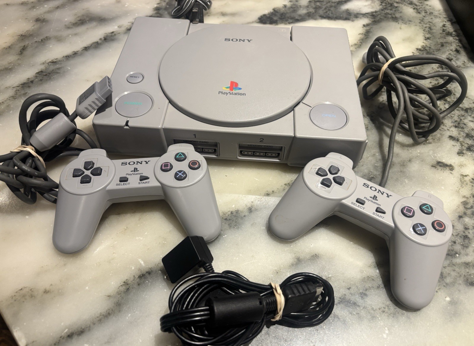 Sony PlayStation 1 With Three Games