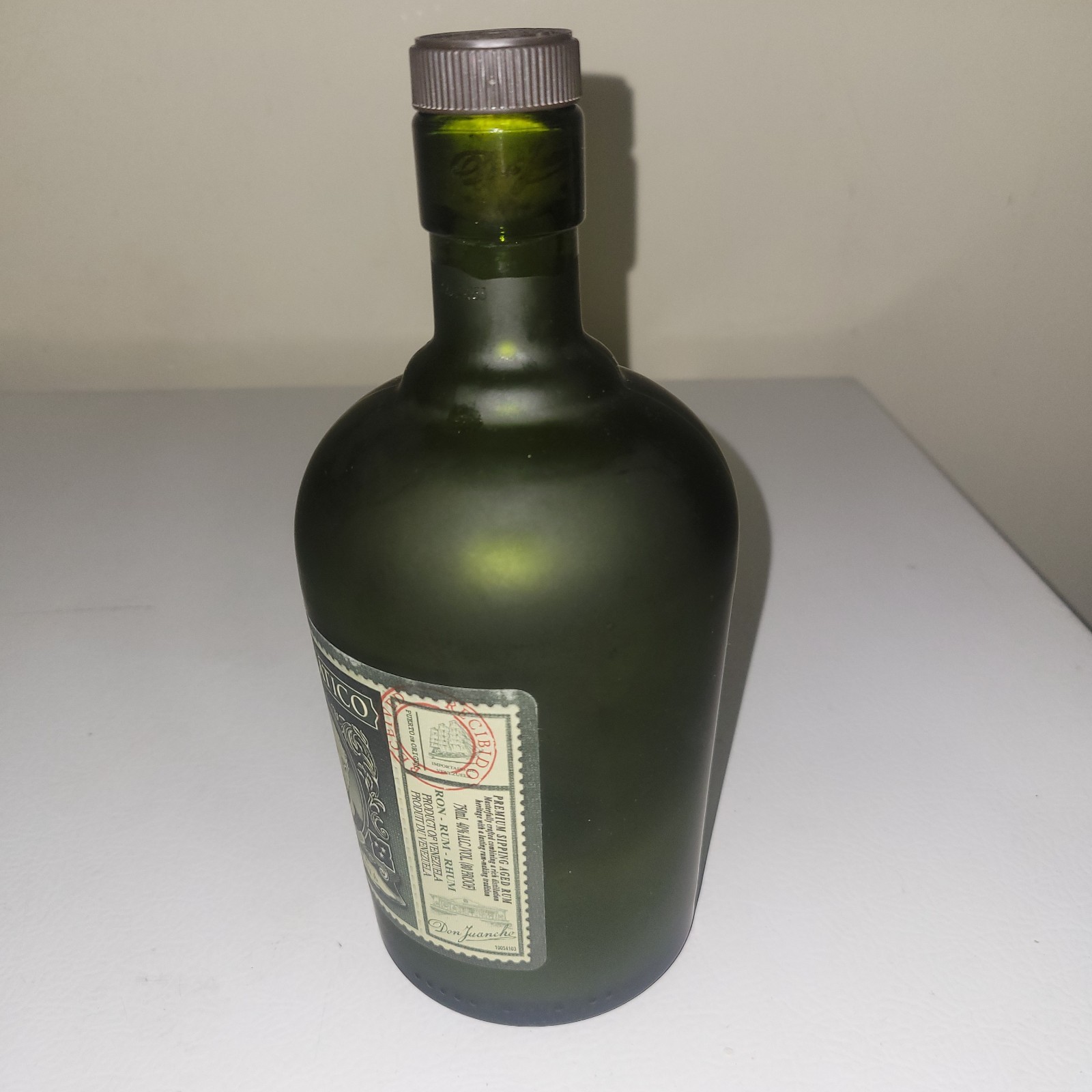 EMPTY Diplomatico Ron Antiguo Reserva Exclusiva Venezuela Rum Green Bottle