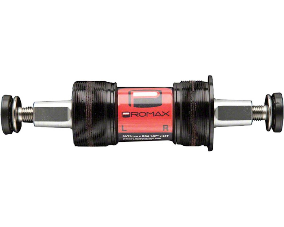 Promax SC-1 Square Taper JIS Chromoly Bottom Bracket (Black) (BSA)