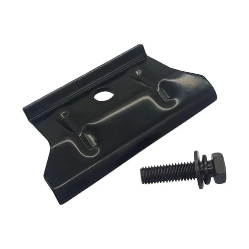 Car Battery Hold Down Bracket, Metal, Floor Mount, Black, Compatible with Kia