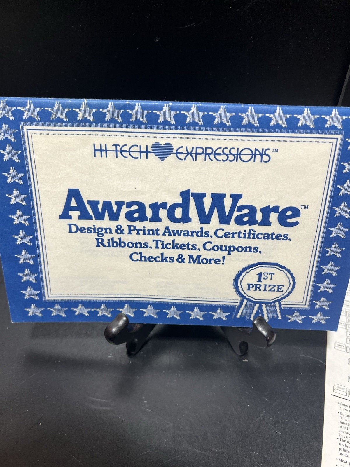 AwardWare-Hi Tech Expressions Commodore 64/128 Software 1986