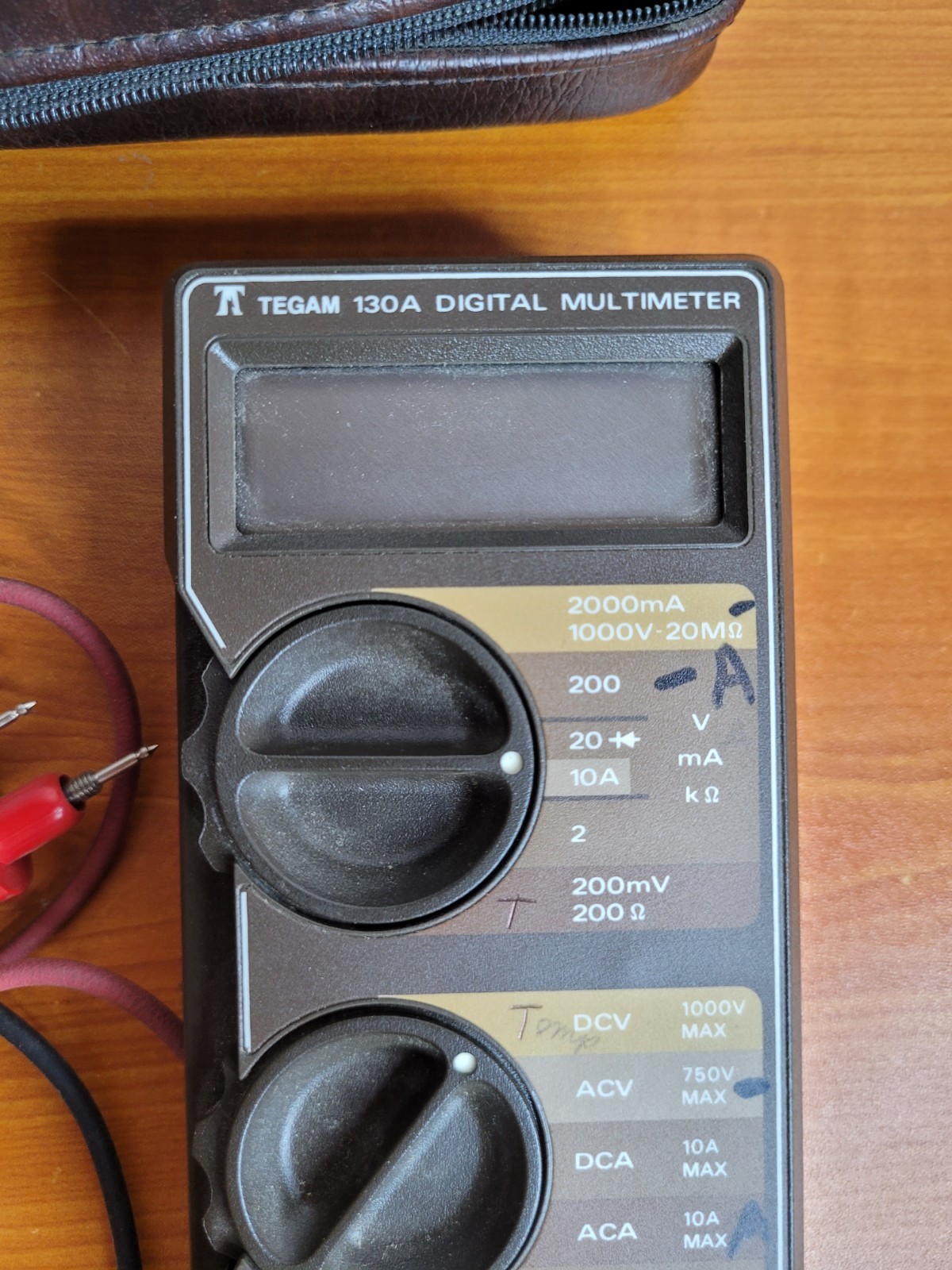 Vintage TEGAM 130A Digital Multimeter Volt Meter WORKS
