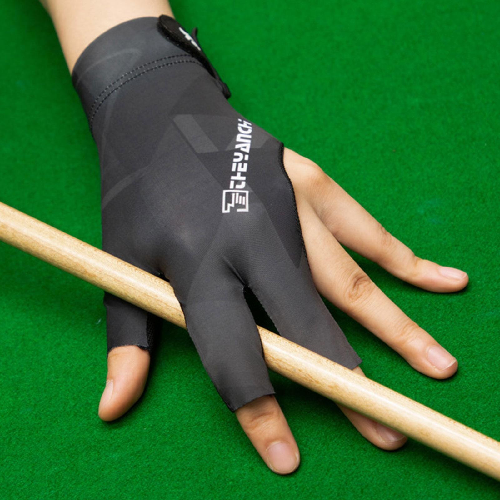 Billiards Gloves Non-Slip Women Men Soft Pool Gloves Table Accessories Left Hand