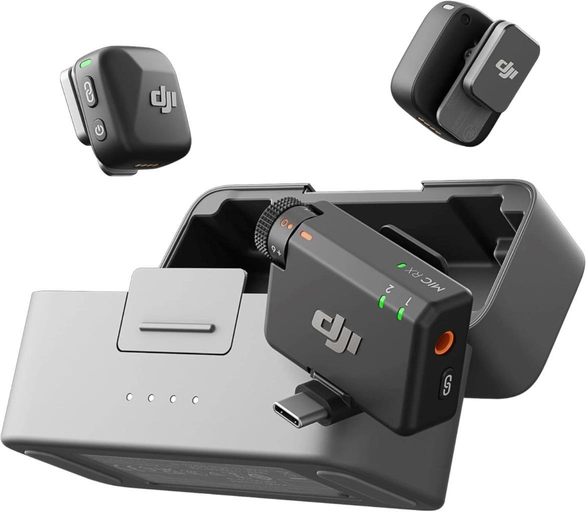 DJI Mic Mini Wireless Omnidirectional Microphone System Black  CP.RN.00000433.01