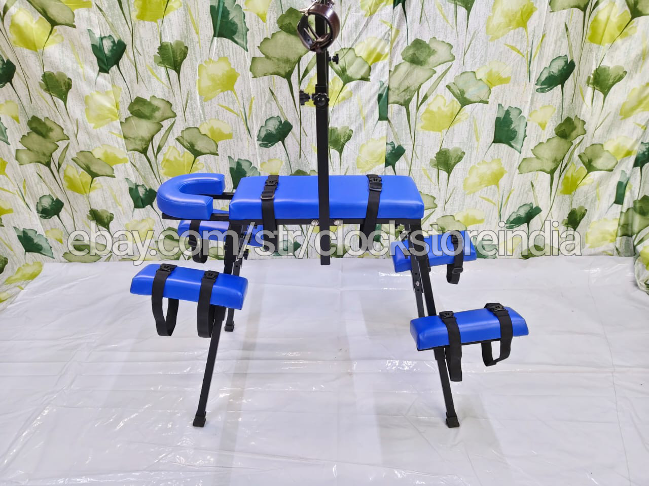 Portable Heavy Duty Bench Table Blue Color