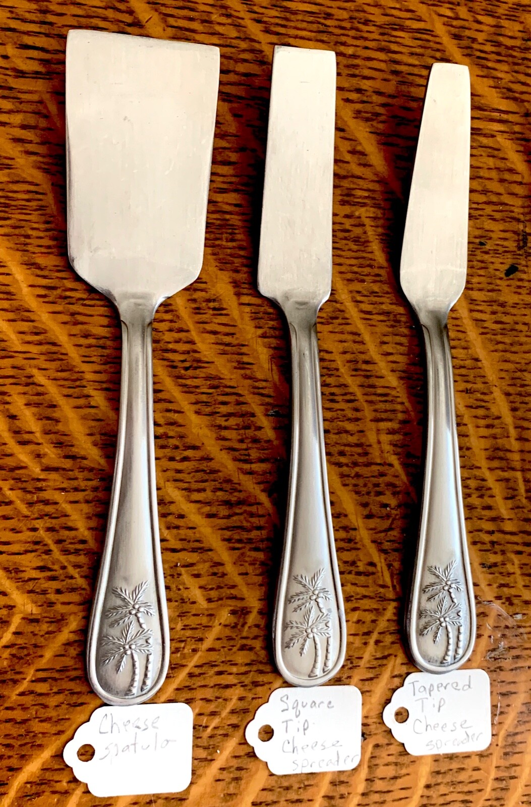 Cambridge COCONUT *PALM TREE* FLATWARE SILVERWARE - TROPICAL HAWAIIAN