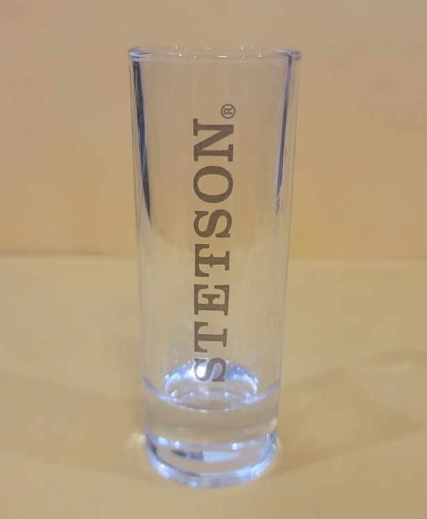 STETSON ORIGINAL SHOT GLASS Collector's Edition
