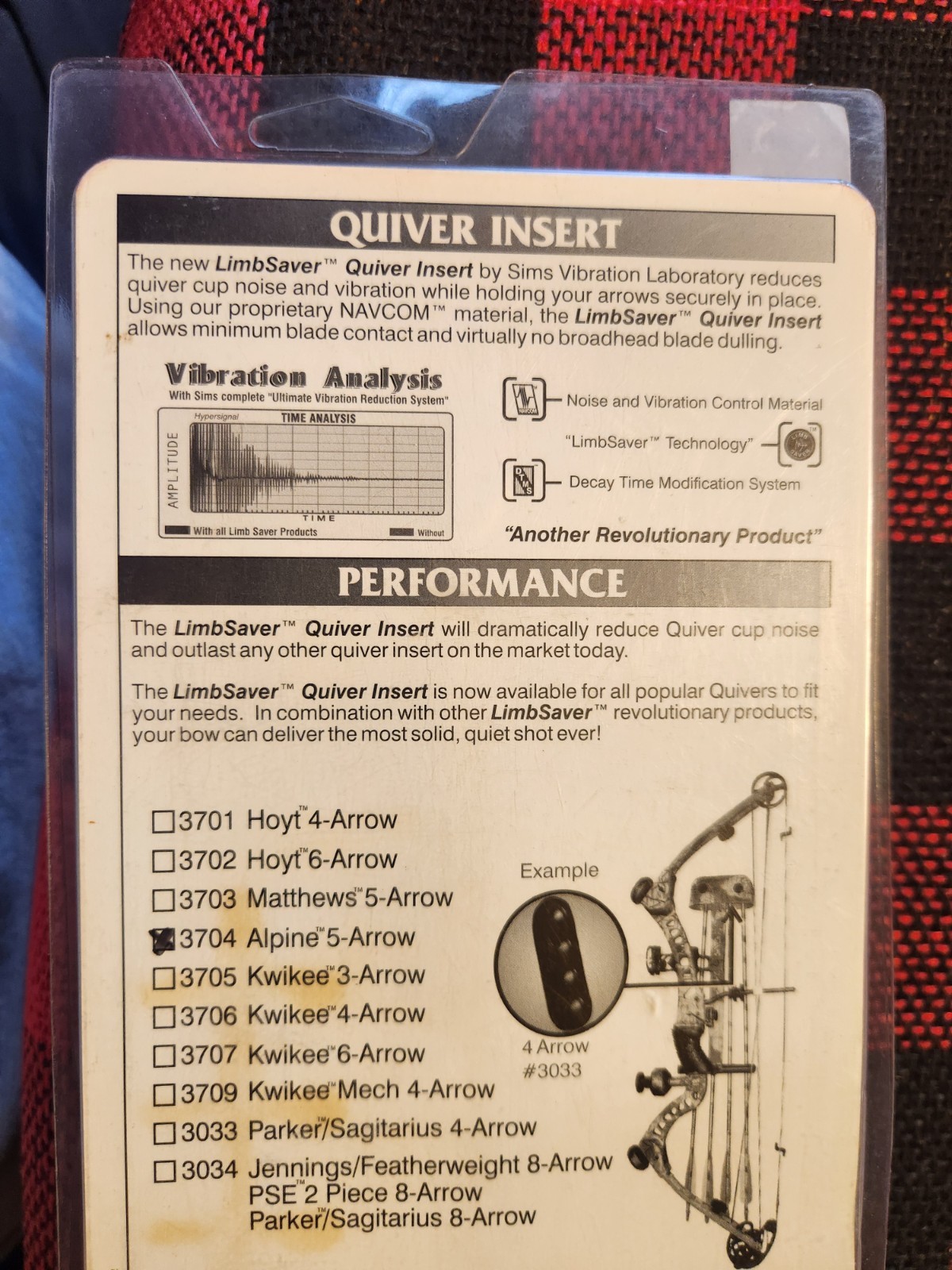 Limb Saver Quiver Insert 3704