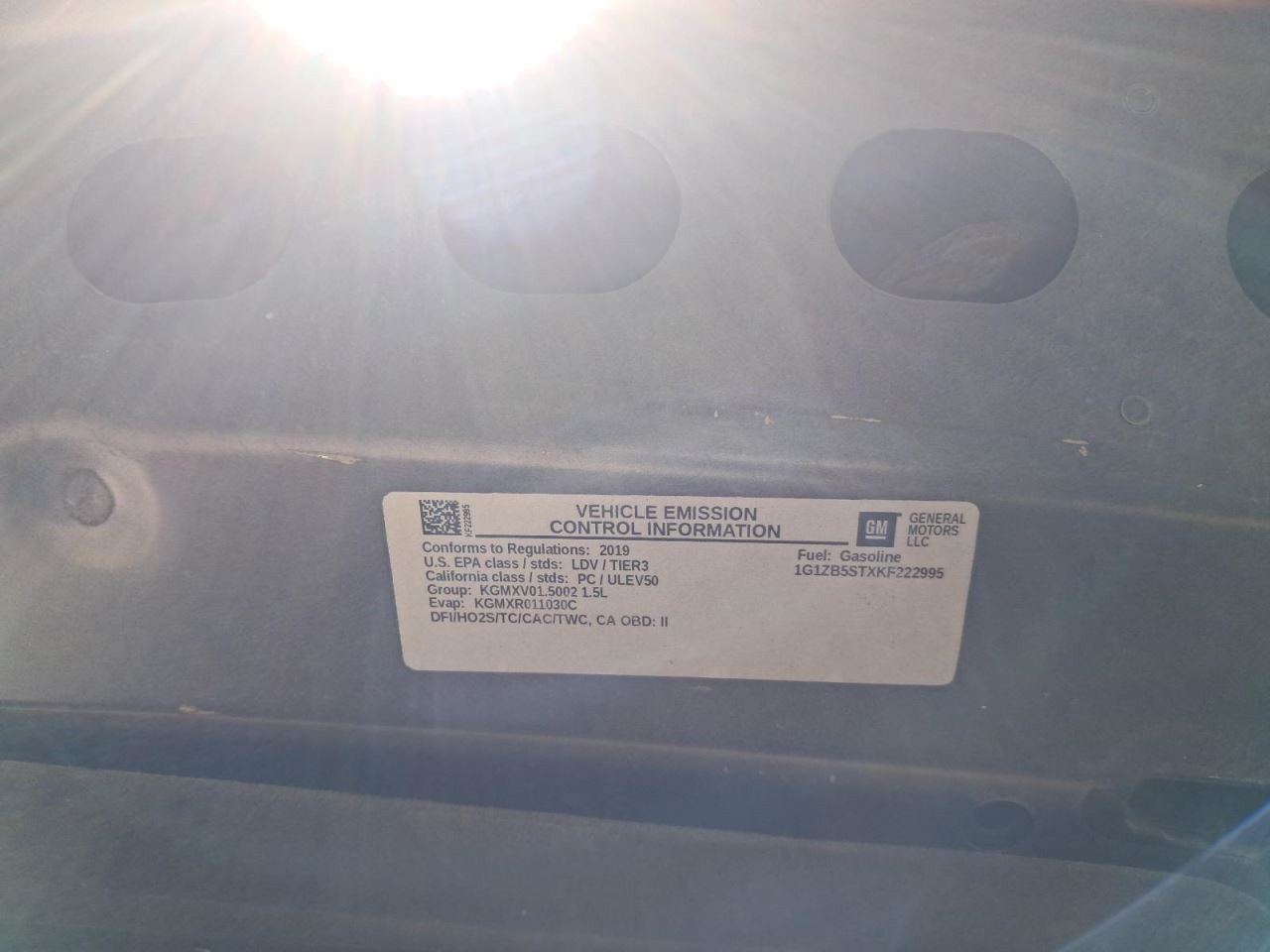MALIBU 2019 Transmission Shift 2919487