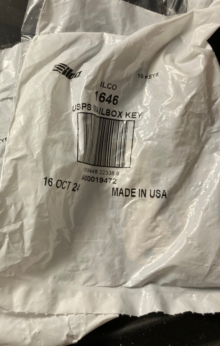 10 PACK ILCO 1646 KEY BLANK NICKEL PLATED BRASS 5 PIN NEW SEALED