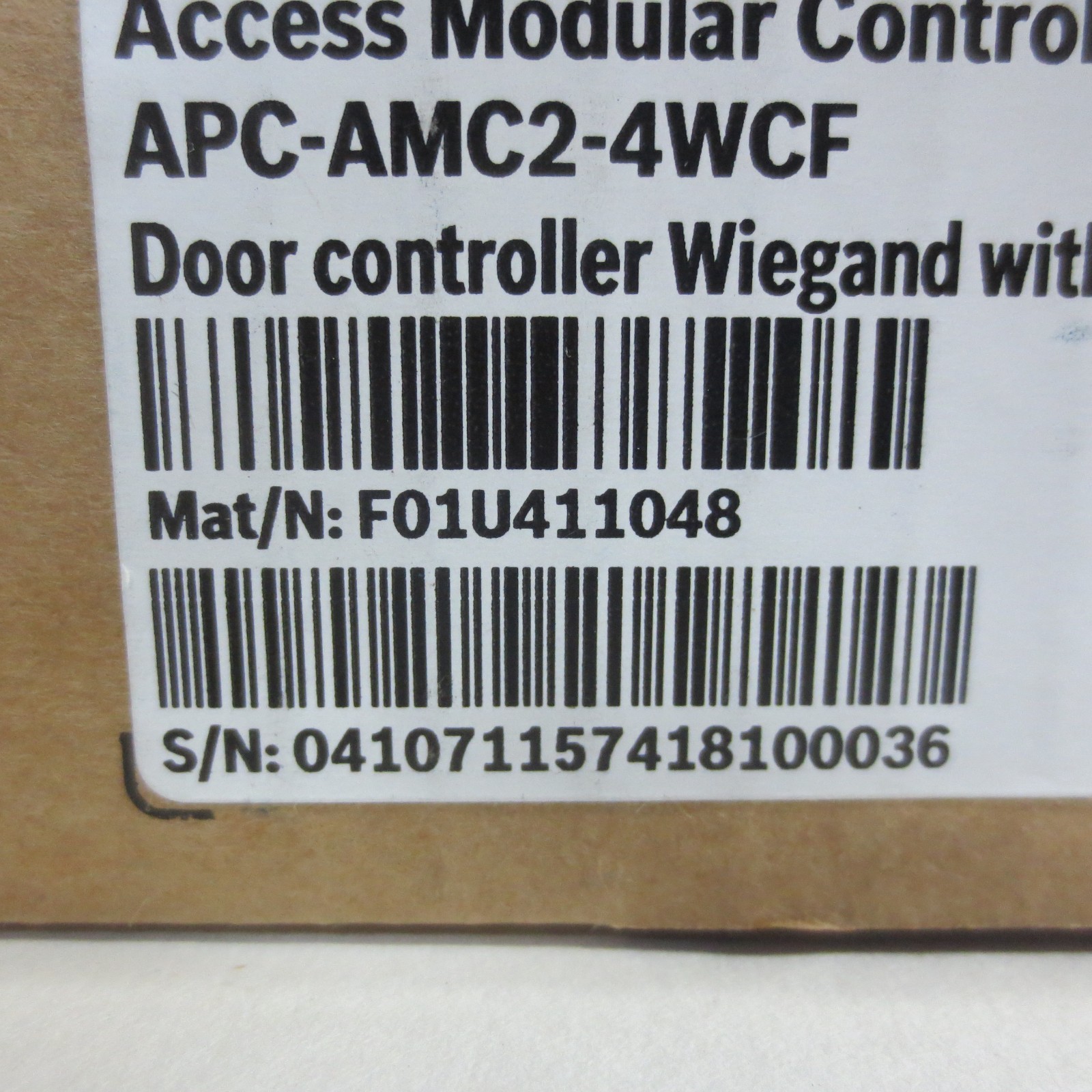 Bosch APC-AMC2-4WCF Door Controller 4 Wiegand Card Reader Interfaces