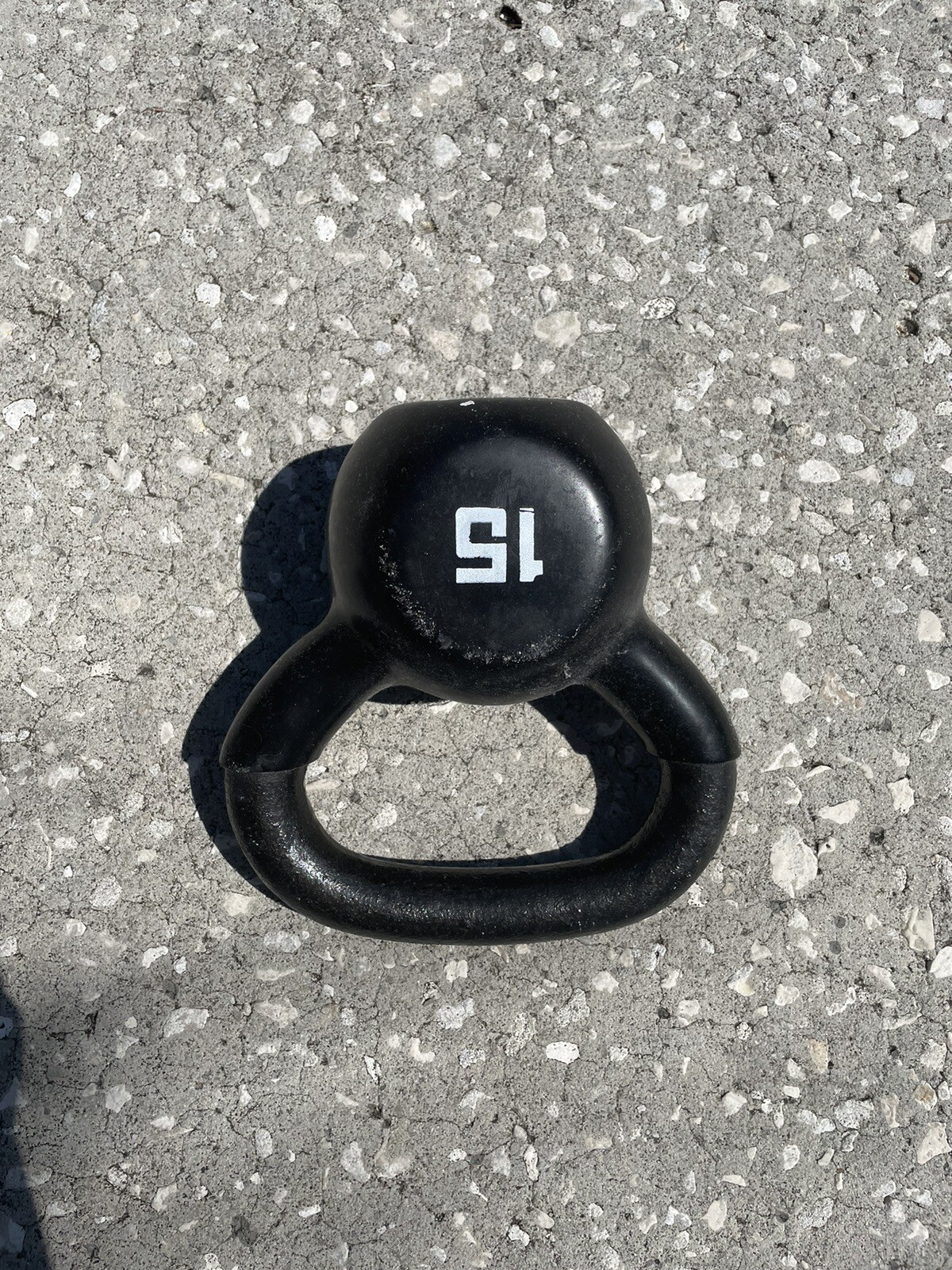 POWERT Cast Iron Weight Lifting Strength Training 15 LB