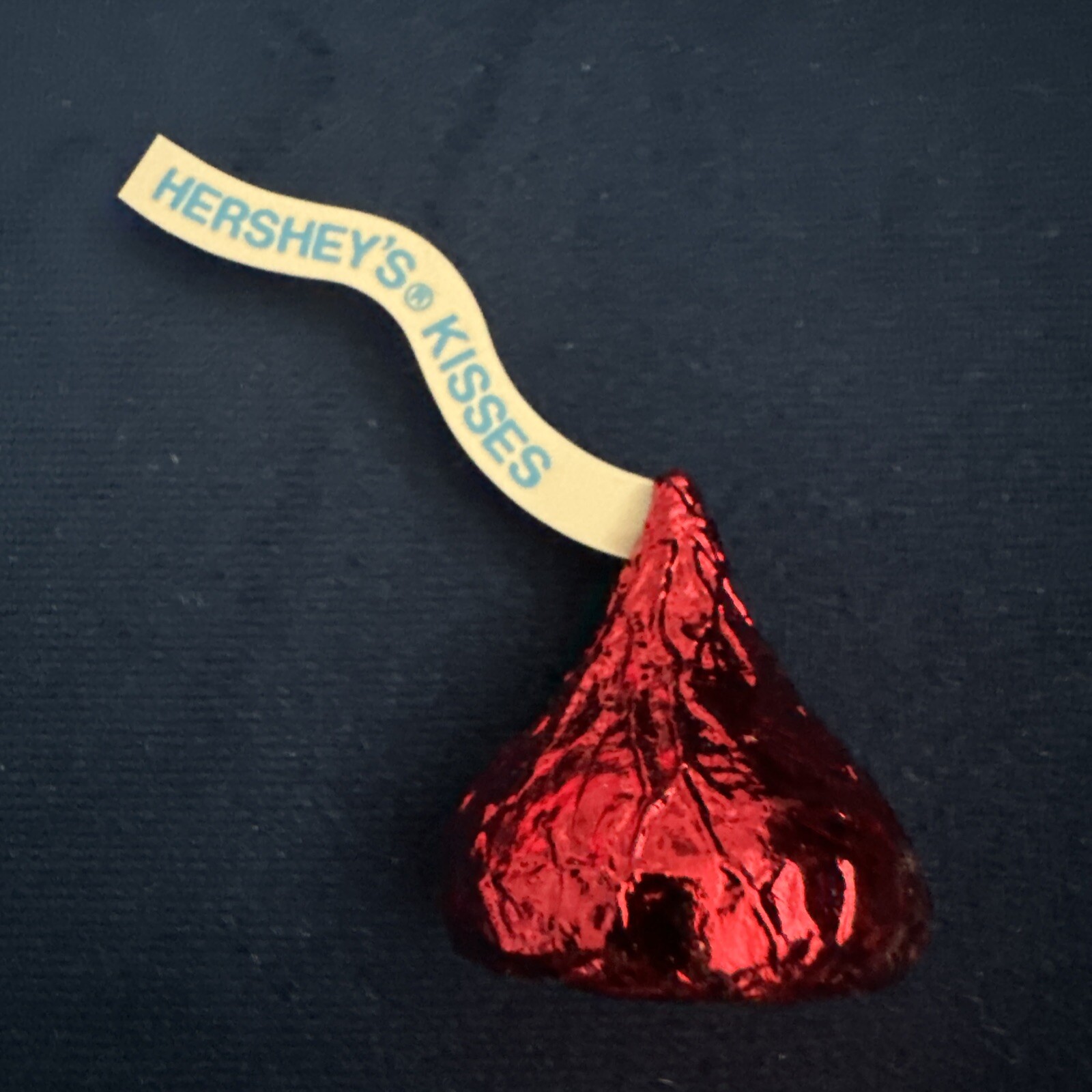 Vintage 1989 Hallmark Foiled Red Hershey Kiss Collection Brooch Pin