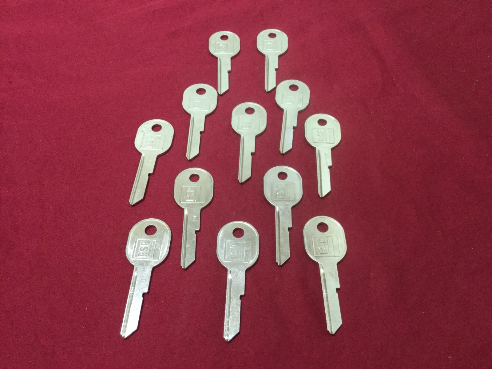 General Motors by ESP, B Kywy, S1098B, Key Blanks, Set of 12 - Locksmith