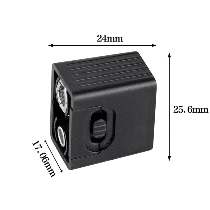9V Battery Flashlight 9V Mini LED Key Light 6F22 Battery Not Included
