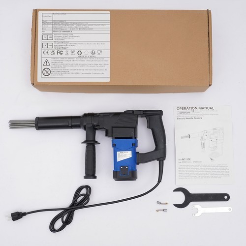 Rust Removal Scaler Needle Pistol Electric Grip Needle Scaler 3200-3400 B.P.M