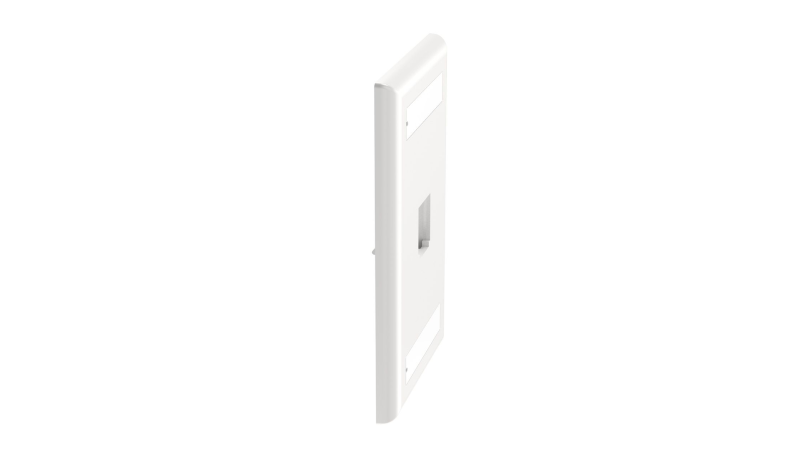 Panduit Mini-Com®, Classic, Faceplate, 1 port, White CFPL1WHY