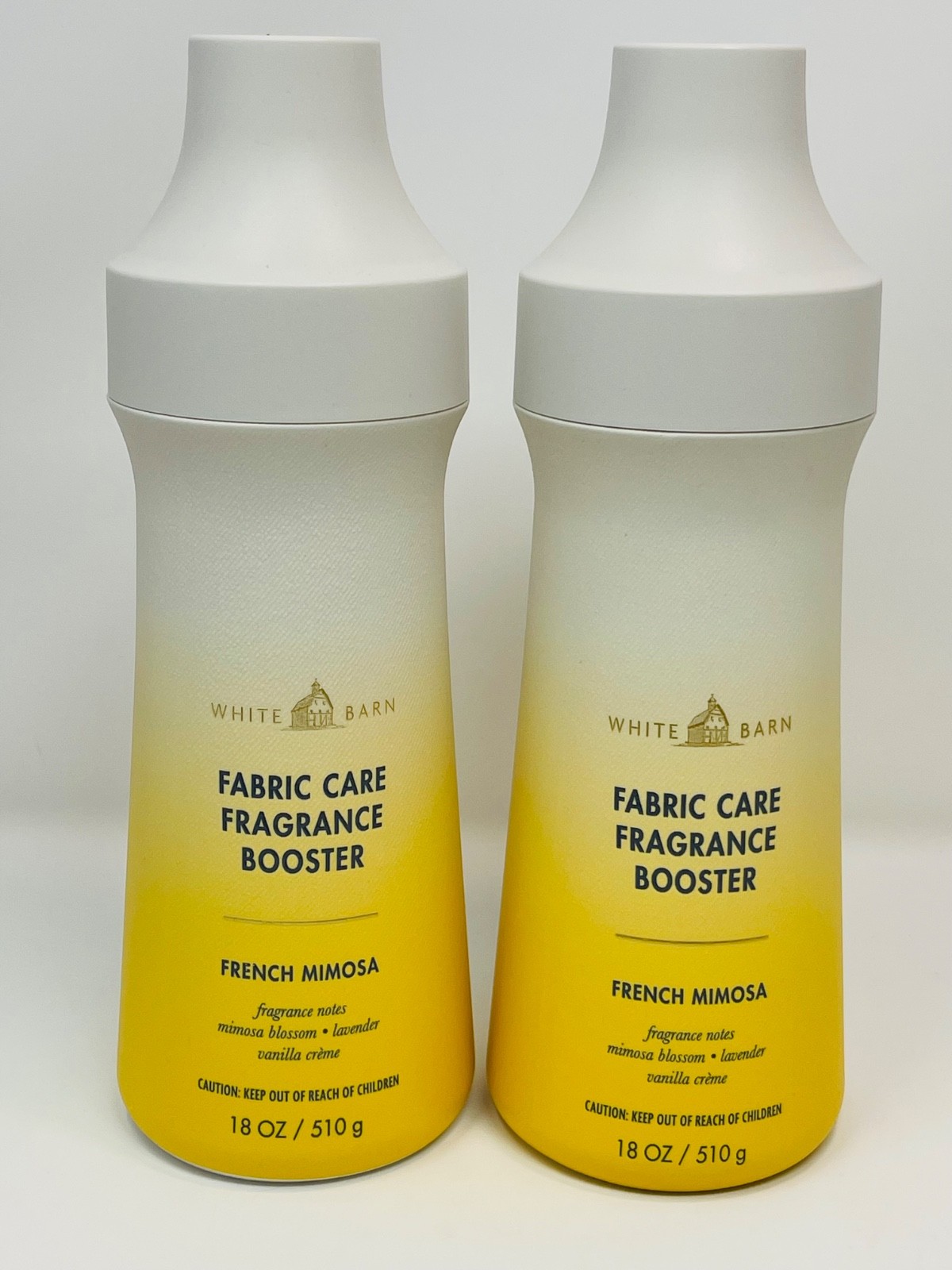 2 BATH & BODY WORKS FABRIC CARE FRAGRANCE BOOSTER FRENCH MIMOSA 18 OZ NEW