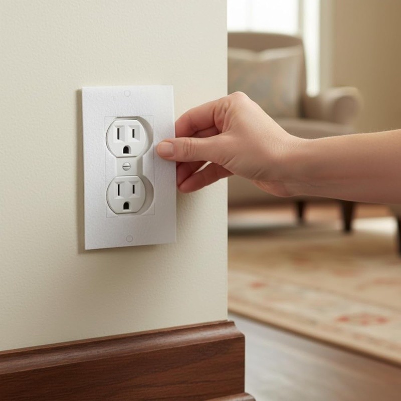 Outlet Insulation and Draft Sealers Foam Insulation Pads Electrical Outlet Light