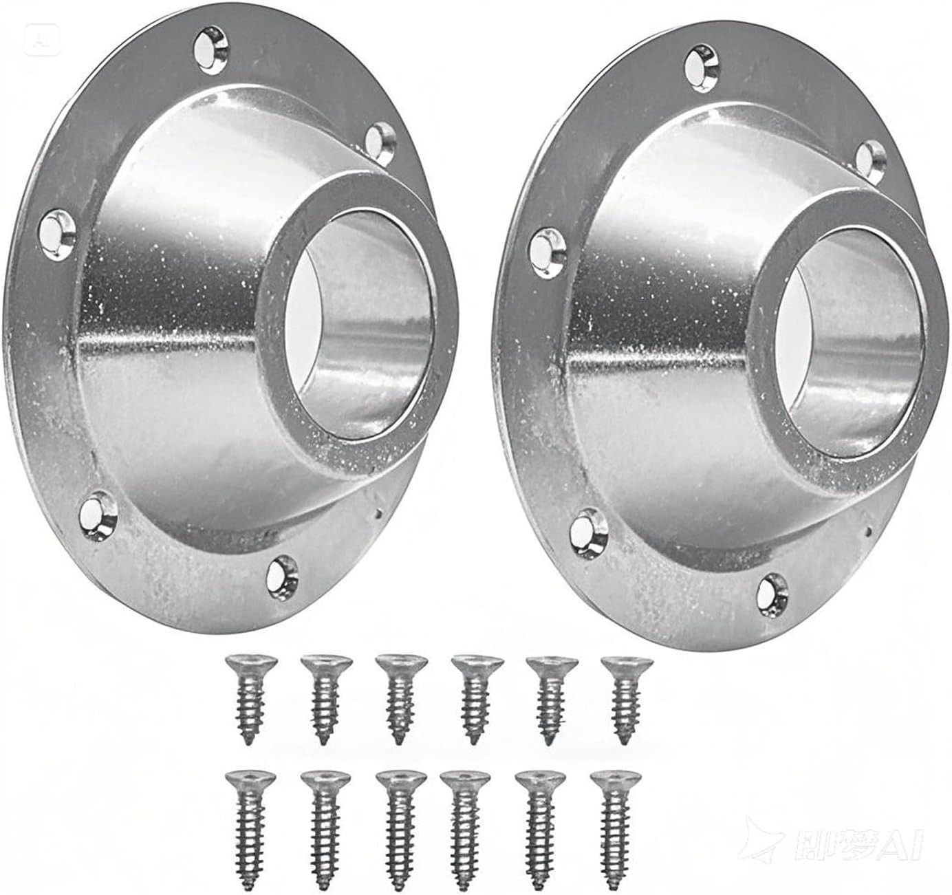 2-Pack RV Table Base Mount,Camper Aluminum Pedestal Leg Base...