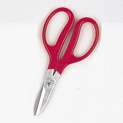 Craft Leather Scissors All Purpose Heavy Duty Stainless Steel Red Japan