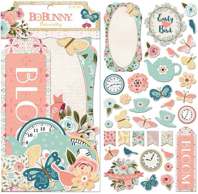 BO BUNNY NOTEWORTHY DIE CUTS EARLY BIRD