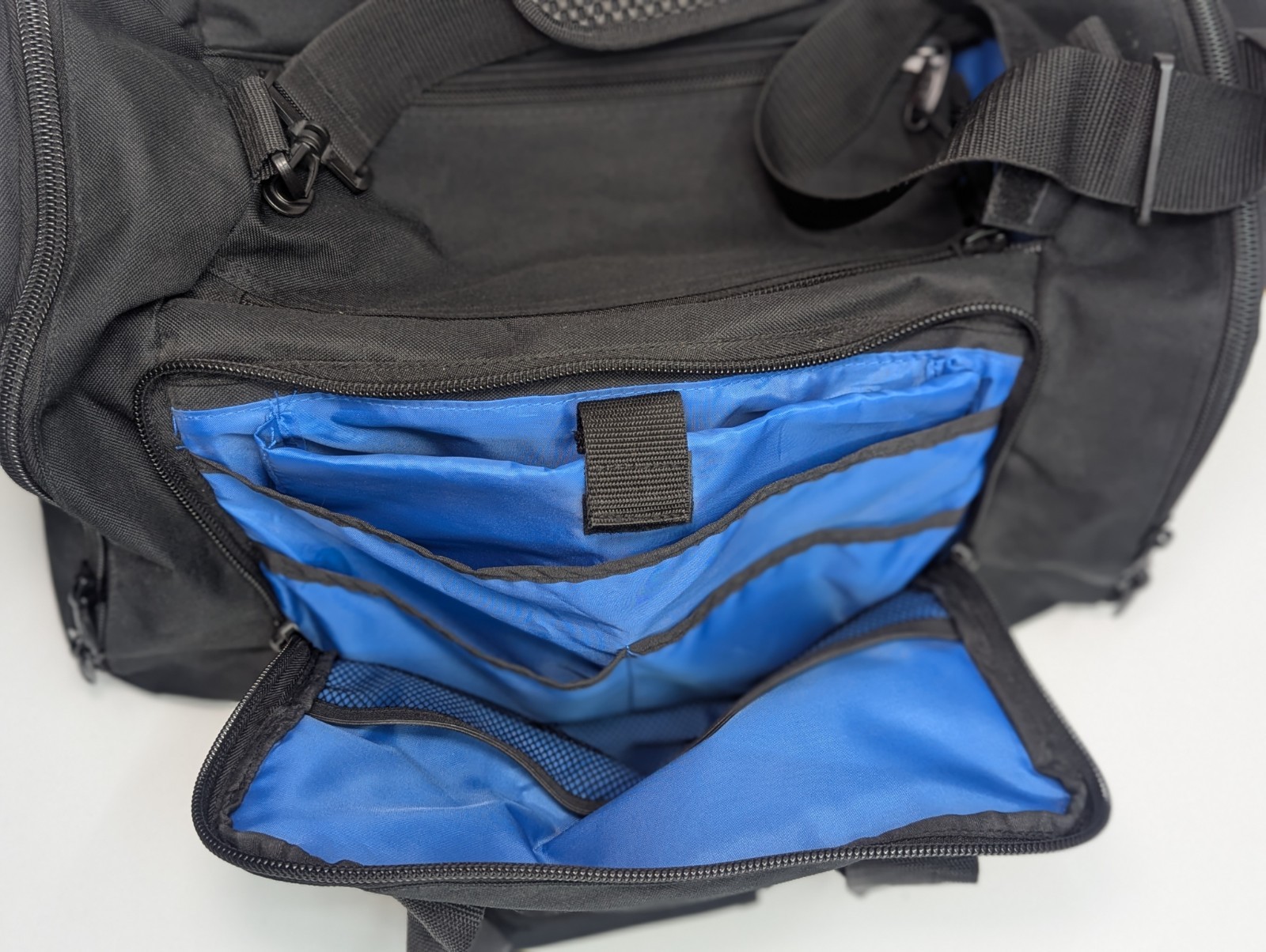 ASA AirClassics Pilot Flight Bag Pro 2 Black Blue Multi Pockets EUC