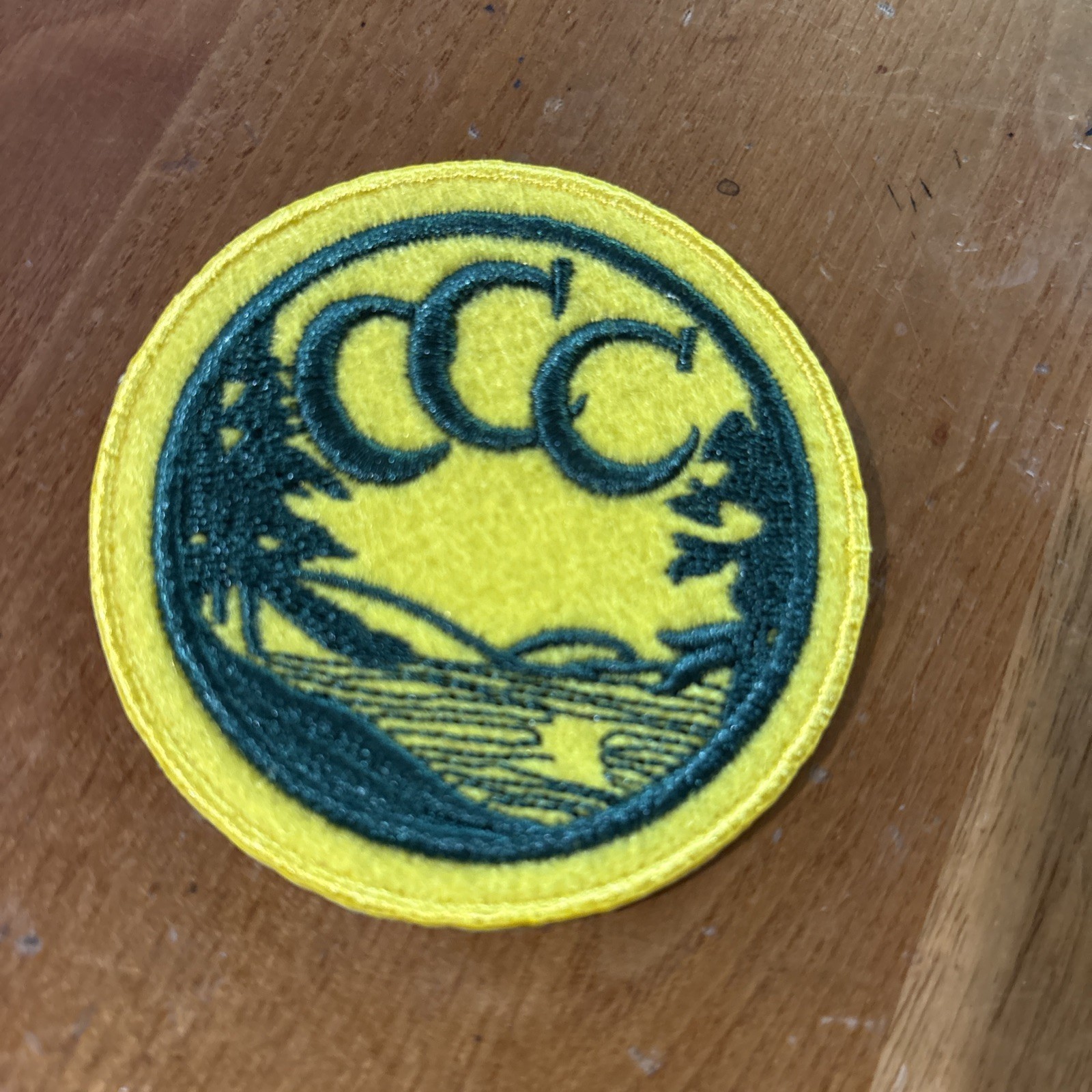 New US Civilian Conservation Corps Shoulder Patch Design Never Sewn On pre-ww2
