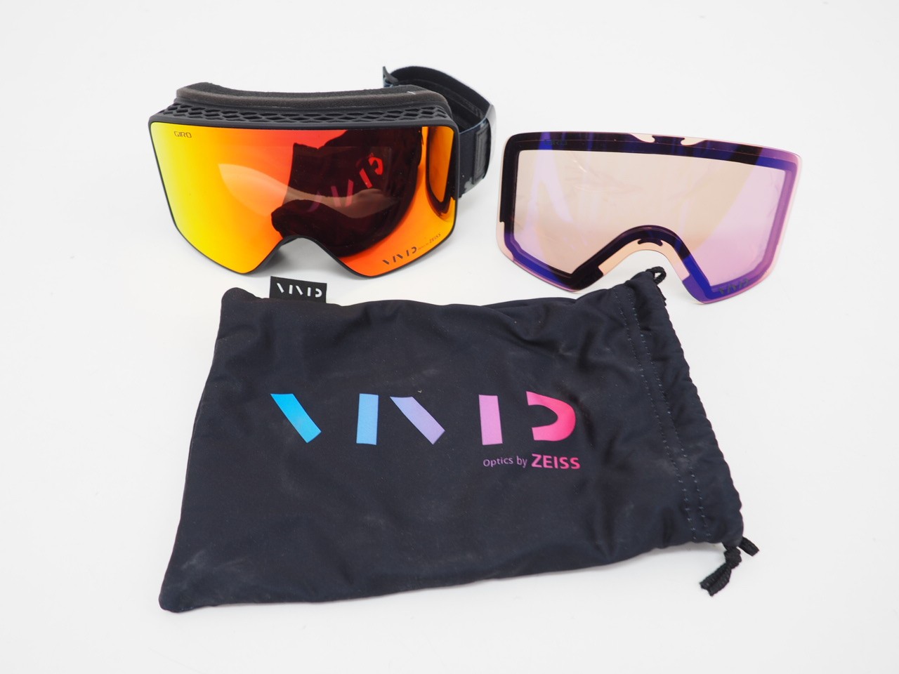 New! Giro Method Adult Winter Sport Goggle Black Cloud Dust w/ VIVID Ember Lens