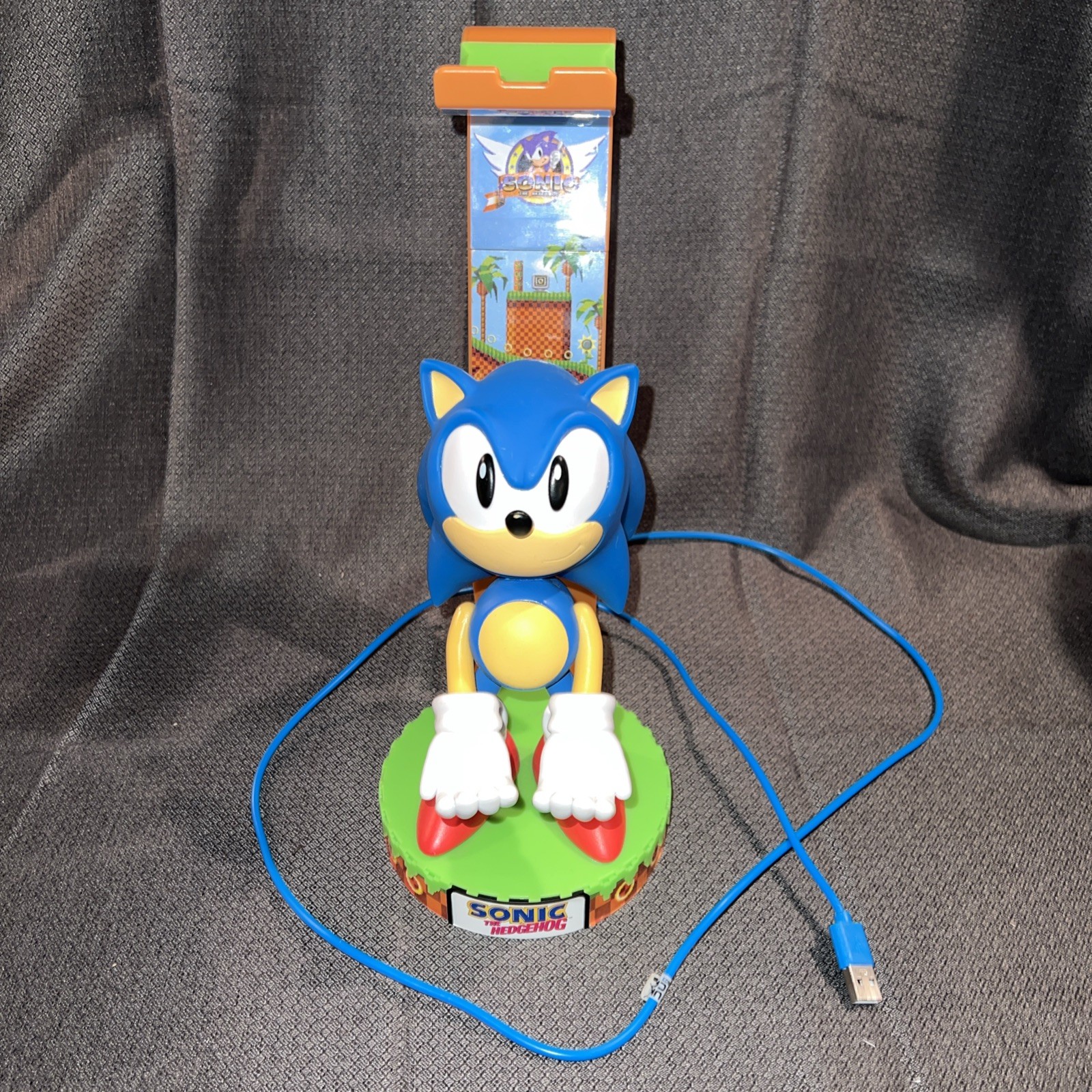 Sonic The Hedgehog Cable Guys Deluxe Edition Phone Controller Holder-Lights Up!