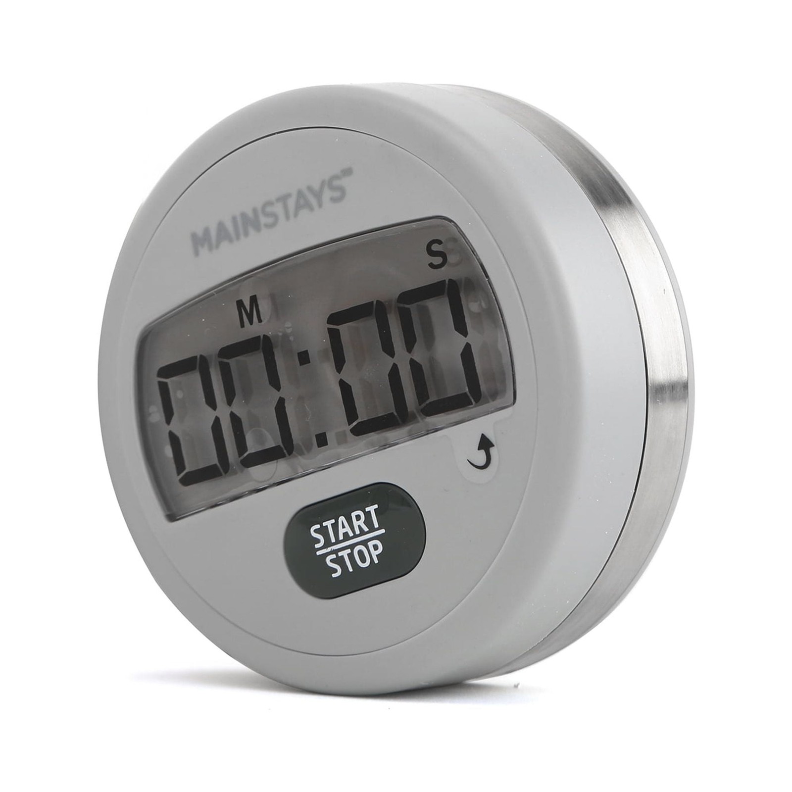 Mainstays Digital Kitchen Timer, Magnetic Countdown Count up Timer Large Display