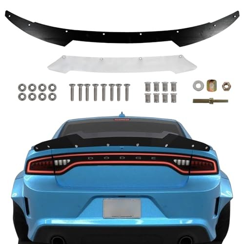 Rear Wickerbill Spoiler Compatible with 2015-2023 Dodge Charger SRT Hellcat
