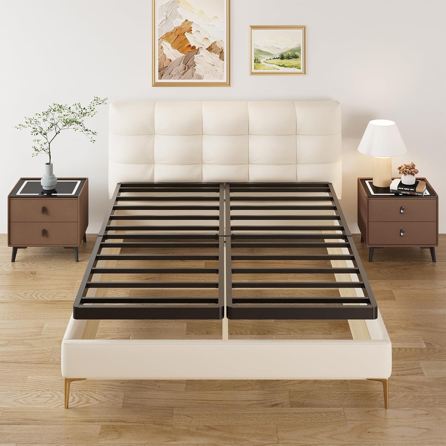 2 Inch Split Full Size Box Spring Low Profile Heavy Duty Metal Full Size Bunkie