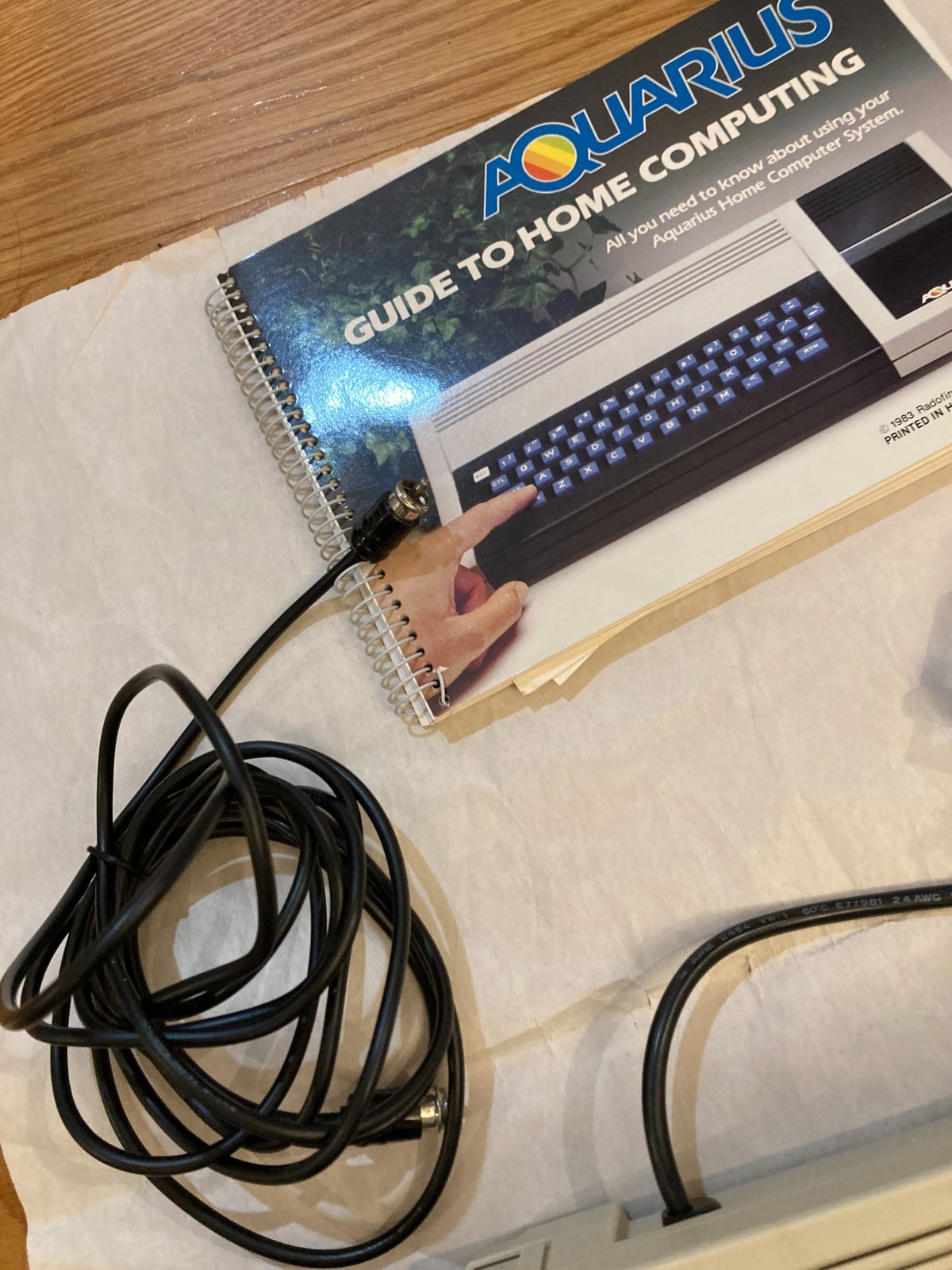 Aquarius Home Computer System Vintage 1983 Radofin, Tested & Working
