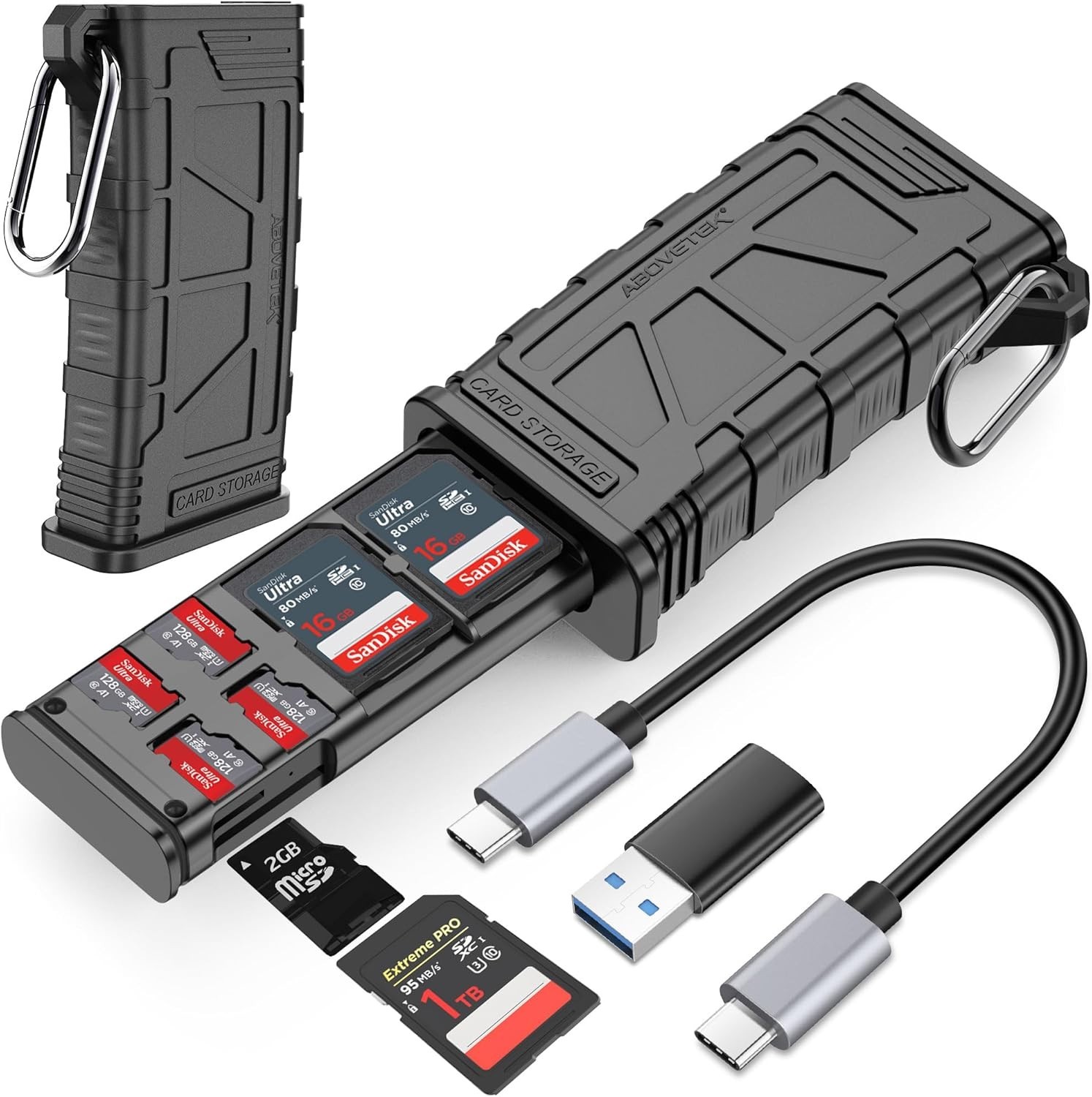 UHS-II SD Card Holder & Reader USB 3.1