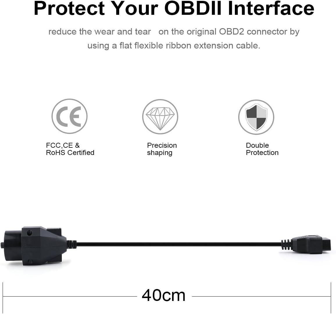 BMW 20-Pin to OBDII Interface Conversion Cable