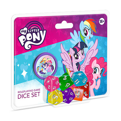 My Little Pony Roleplaying Game Dice Set RPG Renegade Polyhedral Set