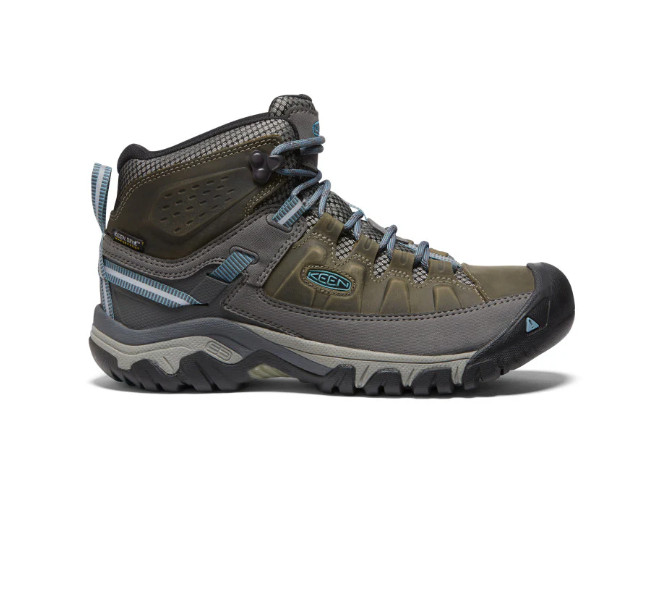 Keen Women's Targhee III Mid WP, Style 1023040,Color Magnet/Atlantic Blue,Size 8