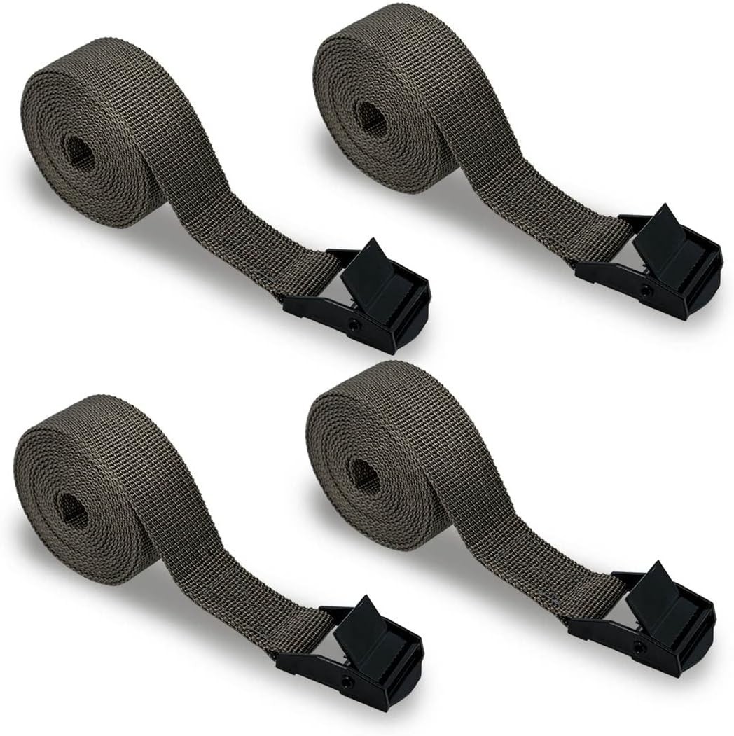 Trail Camera Straps, Game Cam Mounting Straps w/Durable Alloy Buckle, 6 ft. Long