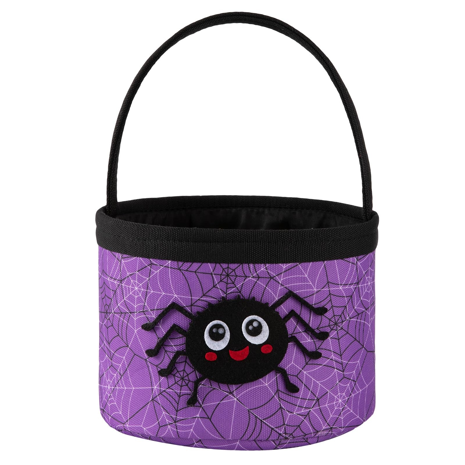OIASKET Halloween Trick or Treat Bucket，Halloween Pumpkin Basket Candy Bag fo...