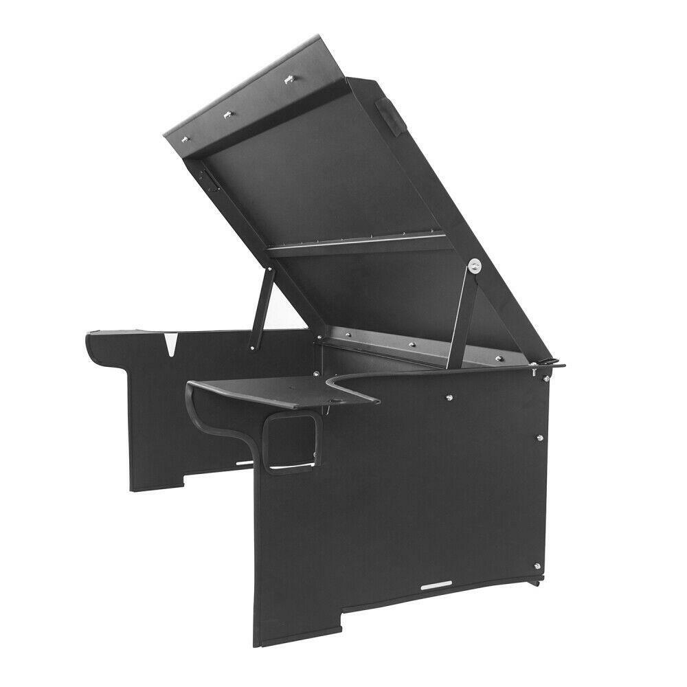 Steel Lockable Storage Security Deck Enclosure Fit Jeep Wrangler JK 2015-2018