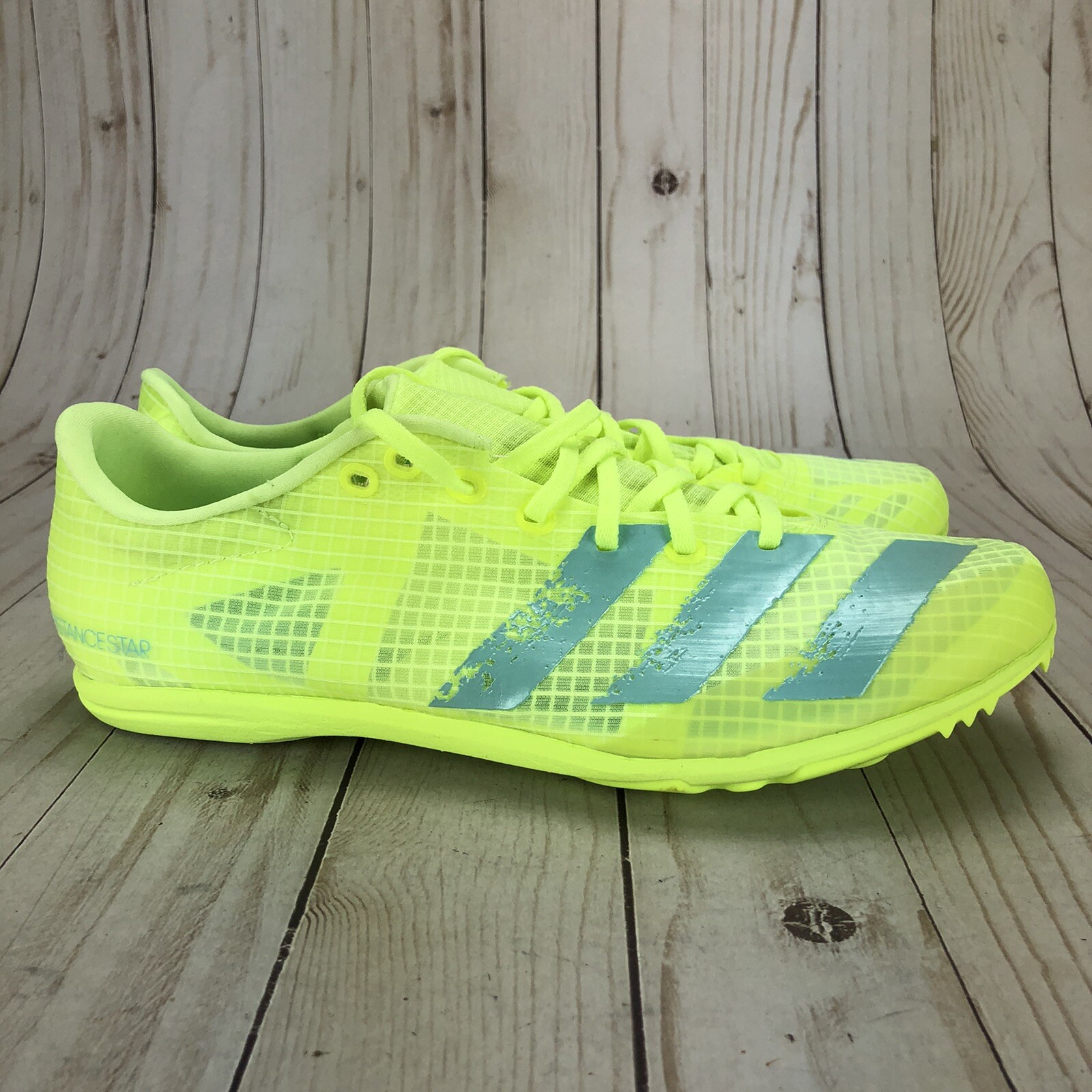 Adidas Distancestar Track & Field Spikes Long Distance Yellow Womens Choose Size