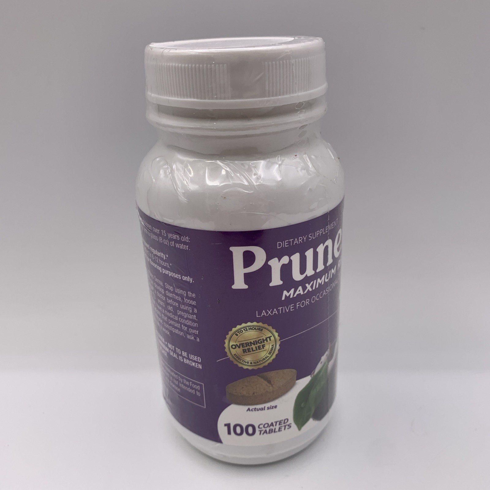 Prunelax Ciruelax Natural Laxative Tablets 100 Count 01/28