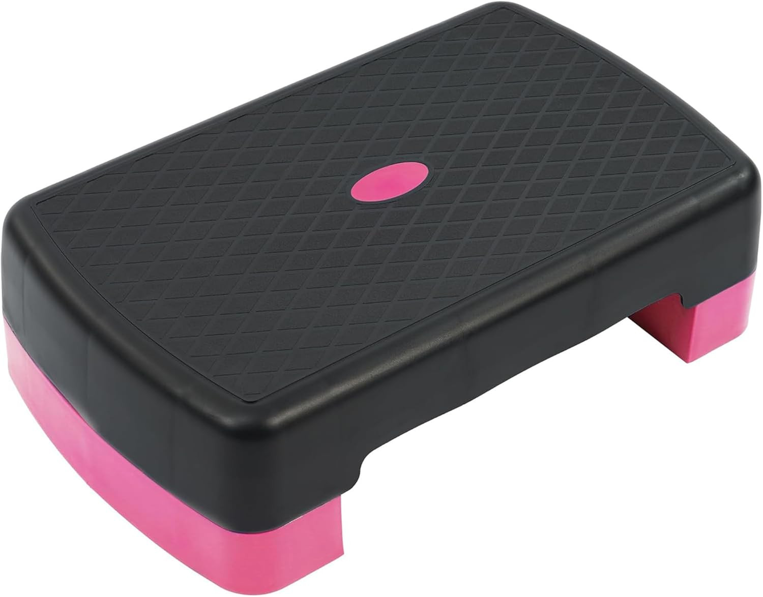 Aerobic Step Platform Trainer with Adjustable 2-Level Risers, 400 Pound Weight C
