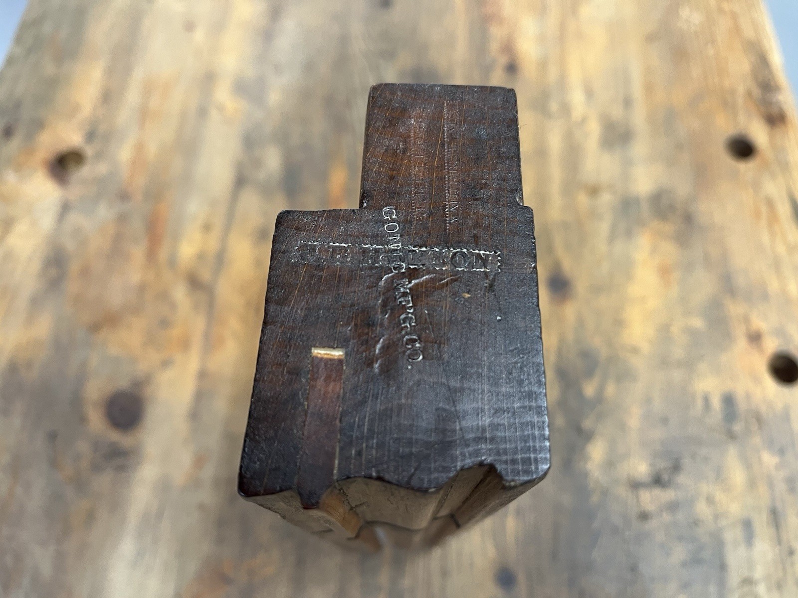 J. Kellogg, Amherst MS, Boxed Complex Molding Plane