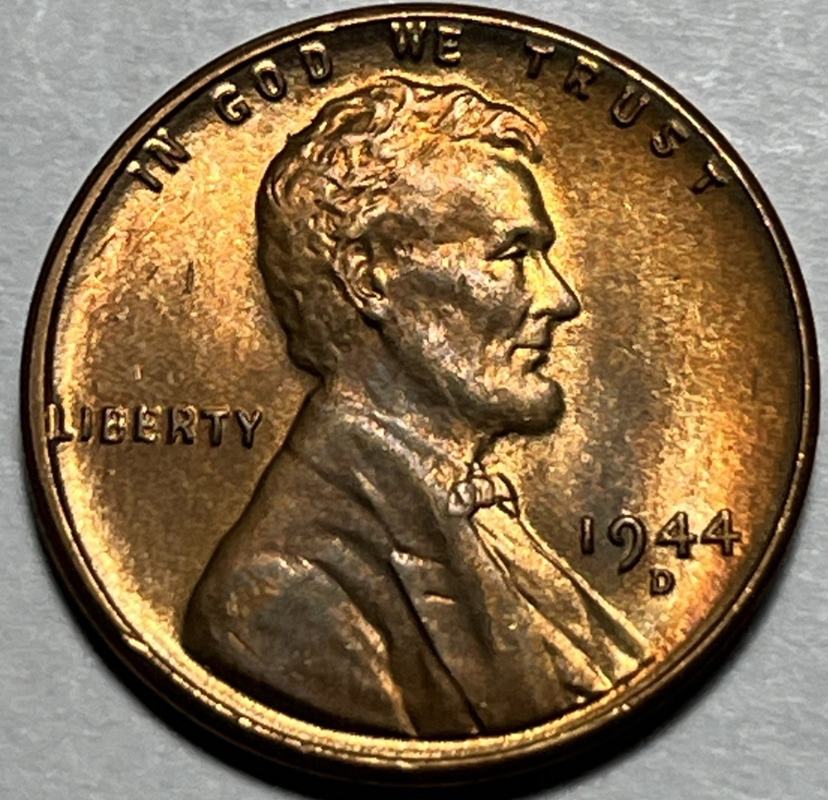 1944 D/D Wheat Penny Errors DDO Die Clash Uncirculated