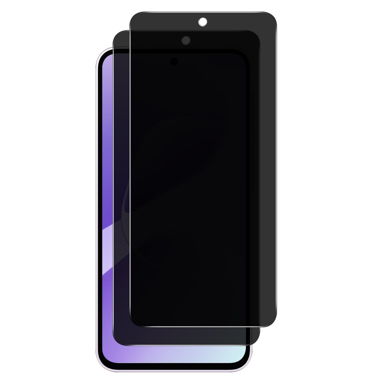2 Pack Privacy Screen Protector Samsung Galaxy A37 5G Anti Spy Tempered Glass