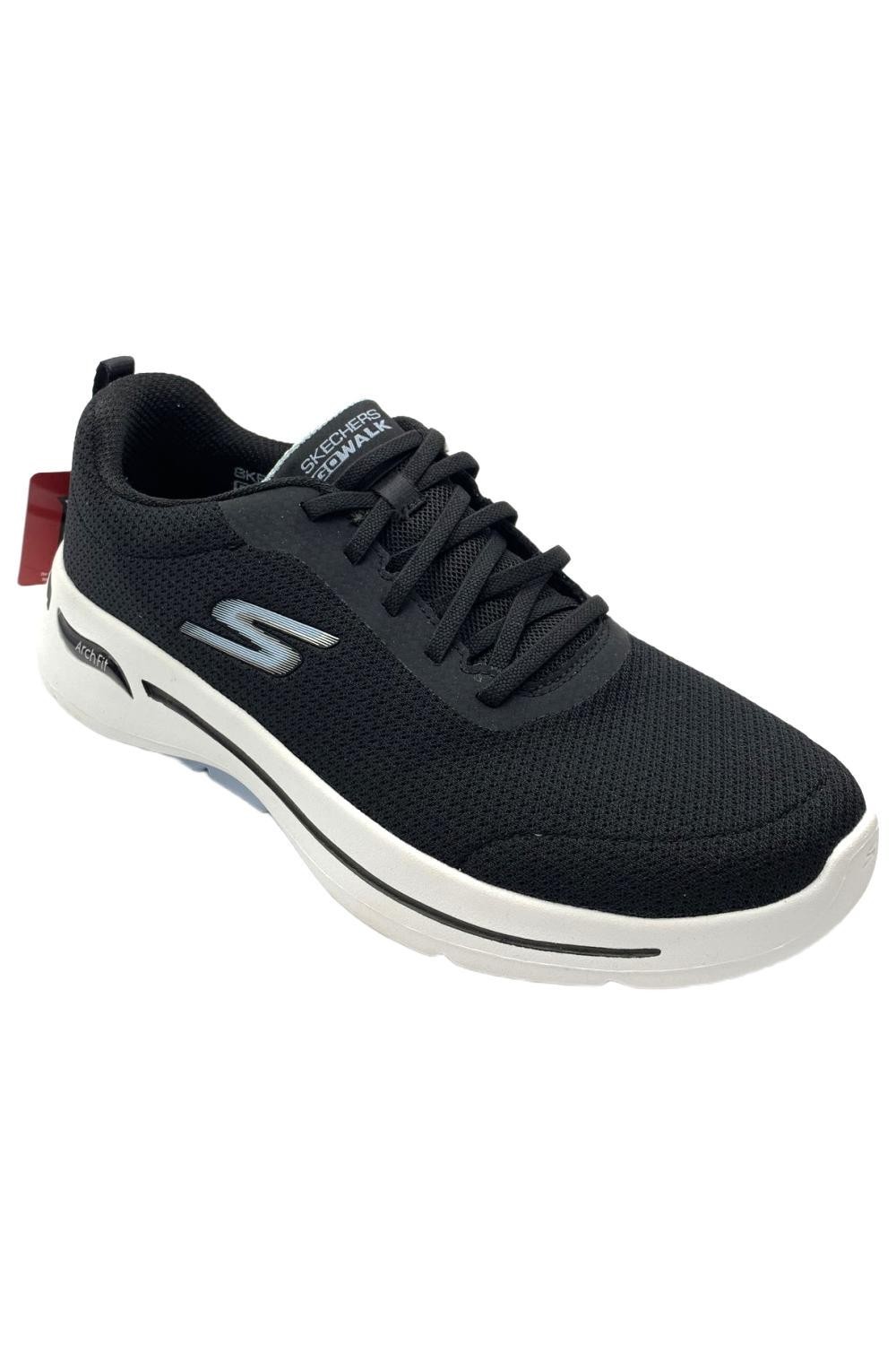 Skechers Women's Elinda Arch Fit Washable Bungee Sneakers Black