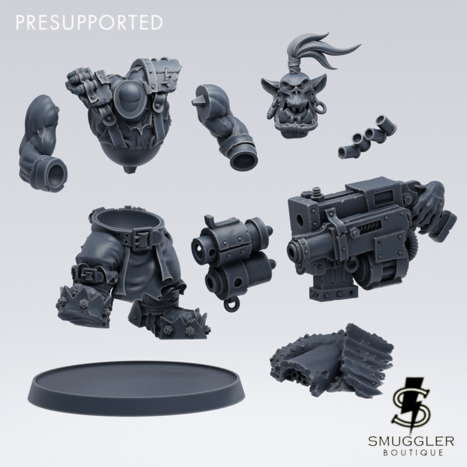 Krugg da Big Shoota Tabletop Sci Fi Wargaming Proxy Ork Smuggler Boutique
